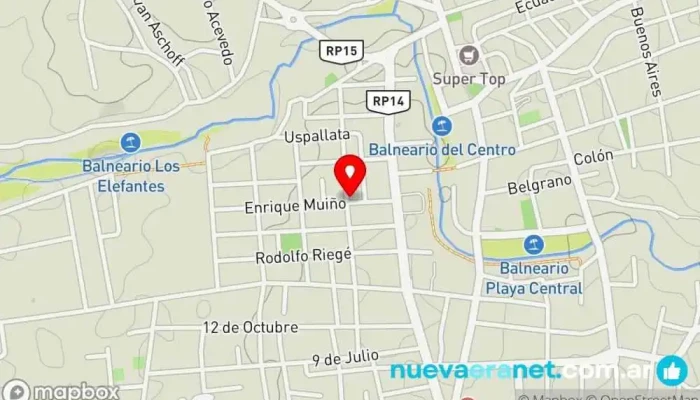 mapa de Denacimiento Propiedades Agencia inmobiliaria en Mina Clavero