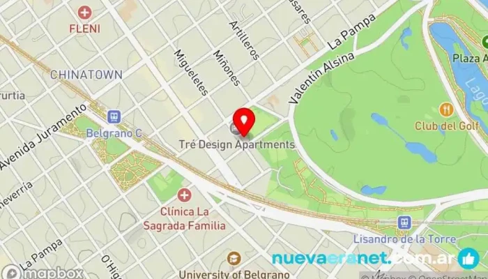 mapa de Deniks Bakery Panadería en Cdad. Autónoma de Buenos Aires