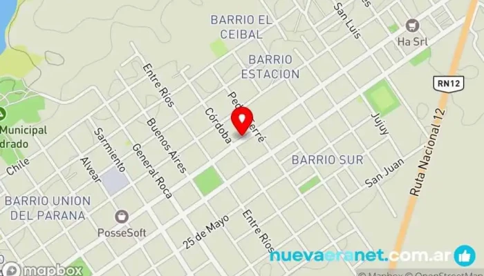 mapa de Departamento alquiler  en Empedrado