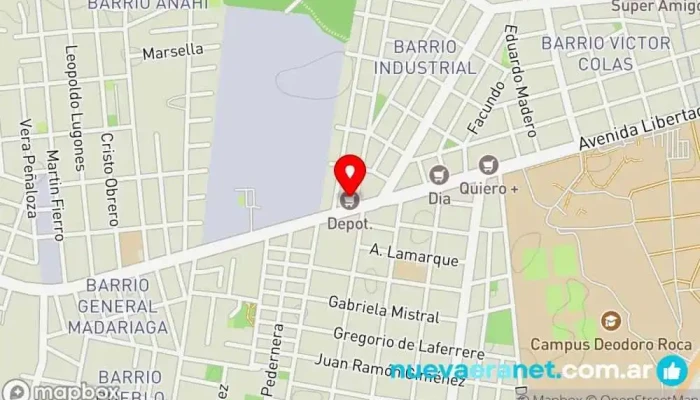 mapa de Depot Express Supermercado en Corrientes