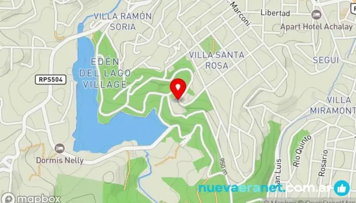 mapa de DeRoxy Village Agencia de alquiler de cabañas en La Falda