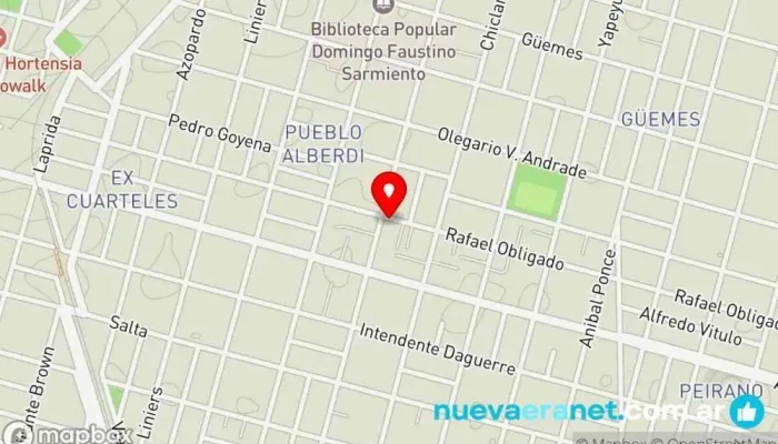 mapa de Destaccate panaderia sin tacc Panadería en Río Cuarto