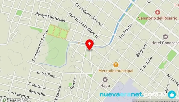 mapa de diego lezana salon  en Monteros