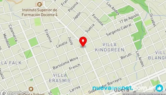 mapa de Distribuidora Dino Tienda de alimentación en Oberá