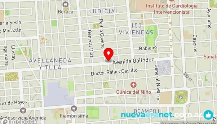 mapa de Don Alfredo Panadería y Café Panadería en San Fernando del Valle de Catamarca