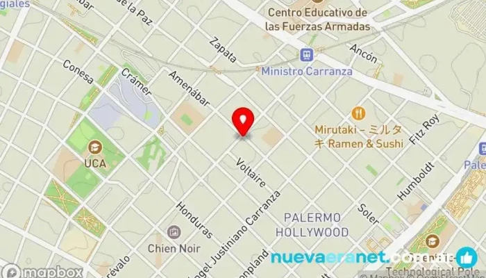 mapa de Don Blanco Pastelería PALERMO Panadería, Pastelería en Cdad. Autónoma de Buenos Aires