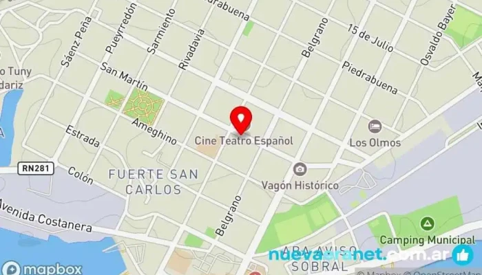 mapa de Don Manolo Panadería en Puerto Deseado