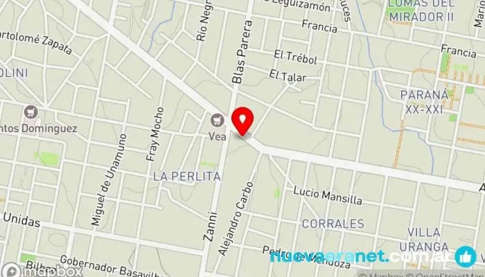 mapa de Don Mateo - Casa Central Panadería, Pastelería, Pastelería francesa en Paraná
