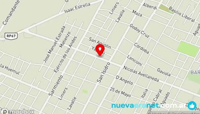 mapa de Don Pancho Panadería en Rivadavia