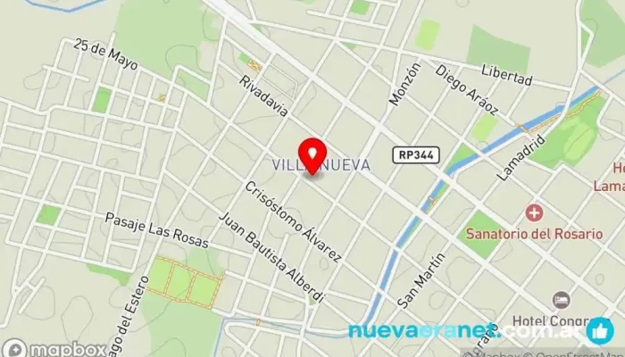 mapa de DON TINO Panadería mayorista en Monteros