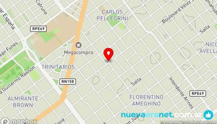 mapa de DONATELLA - Panadería y Pastelería _Carnicería Panadería en Villa María