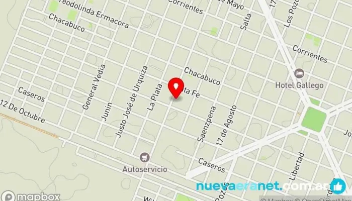 mapa de Dulce conexión Pastelería en Machagai
