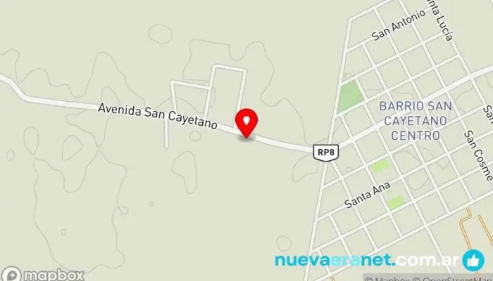 mapa de Dulces Creaciones ‍ Pastelería en San Cayetano