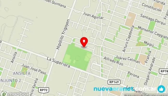 mapa de Dulcinea SanJuan Pastelería en Villa Krause