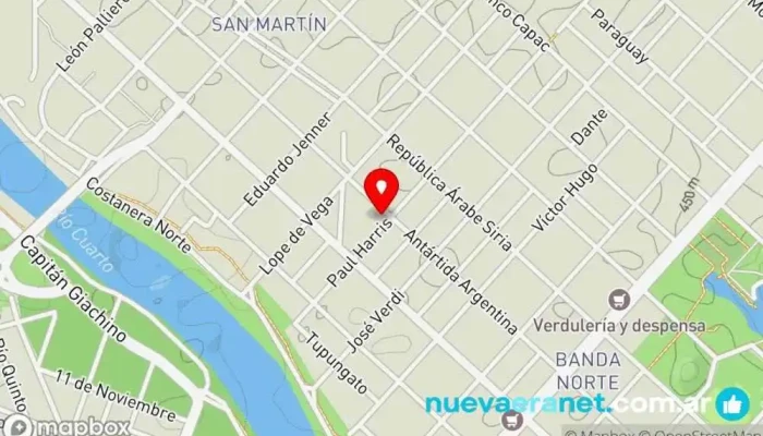 mapa de Dulcísimo Pastelería en Río Cuarto