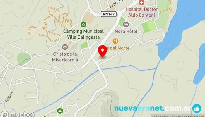 mapa de Dulcymar Supermercado, Pastelería en Calingasta