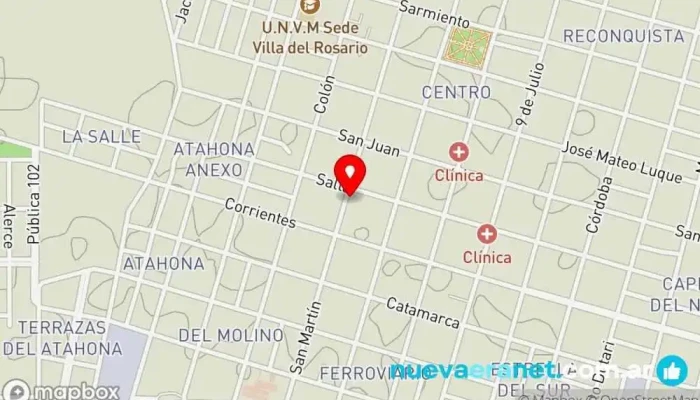 mapa de El Aleman Panaderia Panadería en Villa del Rosario
