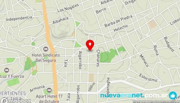 mapa de El Bollito ALFAJORES & Productos Artesanales Panadería en Villa Giardino