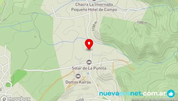 mapa de El Bosque Confitería Pastelería, Cervecería, Cafetería en Villa Giardino