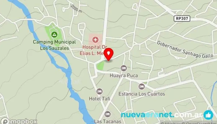 mapa de El Churqui Tafi del Valle Tucuman Argentina Lugar de interés histórico, Atracción turística en Tafí del Valle
