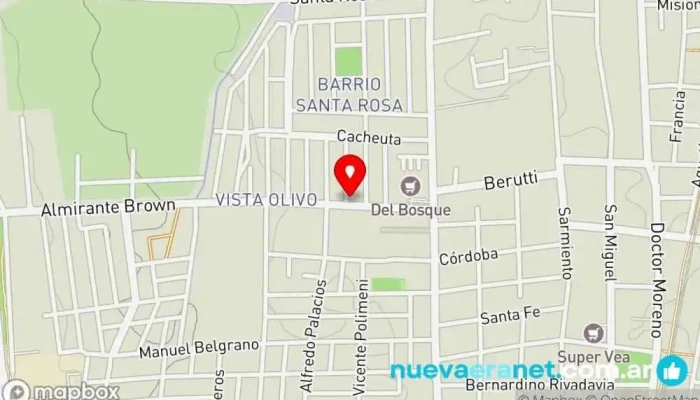 mapa de El Marquisse Cafetería, Panadería en Las Heras