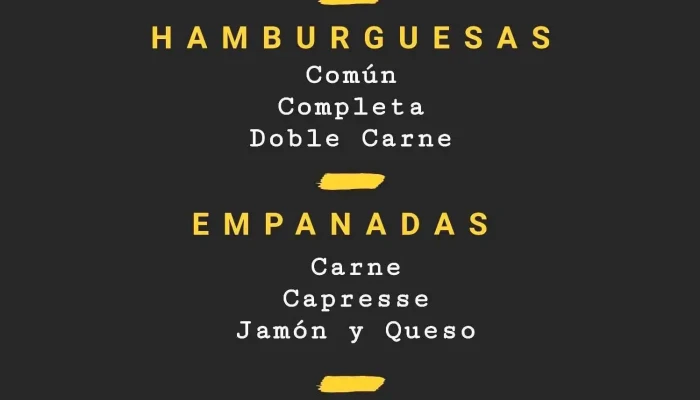 El Morell Comidas -  Carta - La Cruz