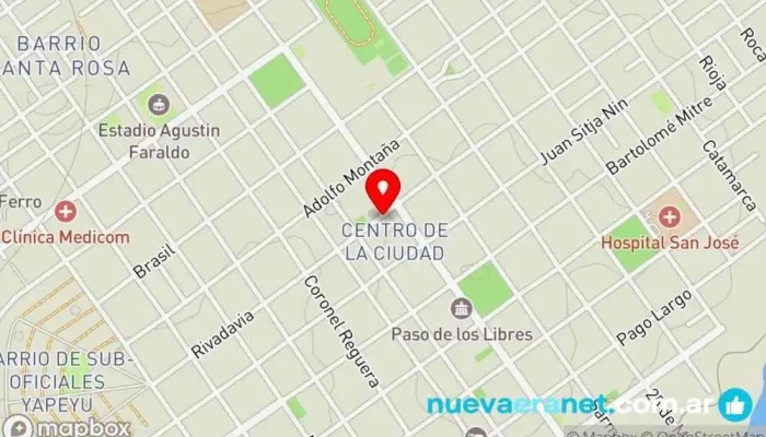 mapa de El Pastelero Pastelería en Paso de los Libres