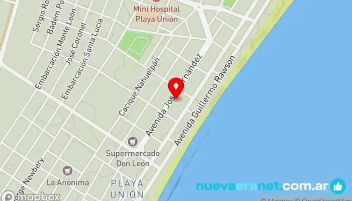mapa de El Pastelero Panadería en Playa Union