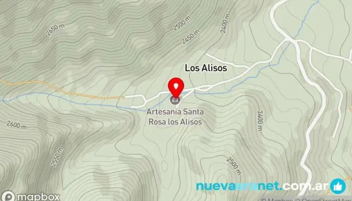 mapa de El Remate Artesanía en Tafí del Valle