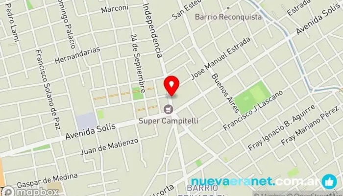 mapa de El Tucumano Kiosco en Santiago del Estero