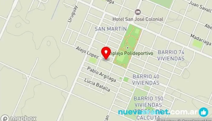 mapa de El Vestidor Tienda de ropa de hombre en Santo Tomé