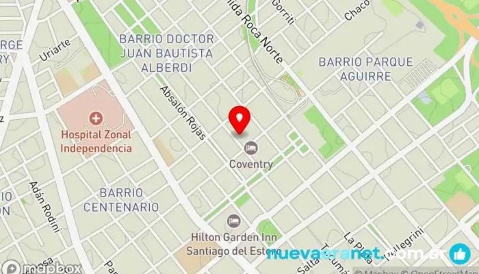 mapa de Electrofer - Ferretería E Iluminación Ferretería en Santiago del Estero