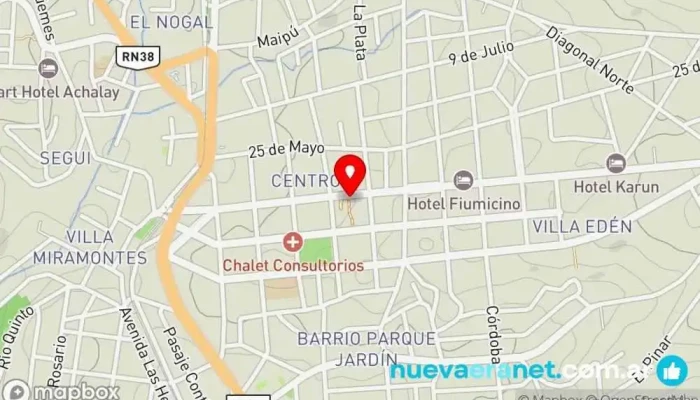 mapa de Emotion - Casa de Cambio - Lozada viajes Estanco en La Falda