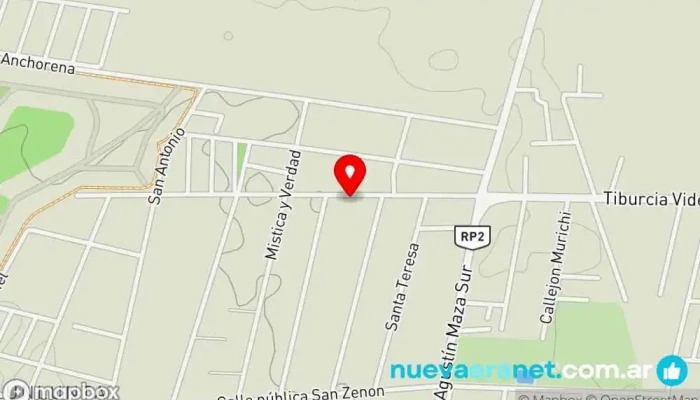 mapa de Entre Masas Panadería en Cruz de Piedra