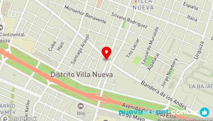 mapa de Espiga Mágica Panadería, Restaurante de desayunos, Cafetería, Pastelería en Villa Nueva