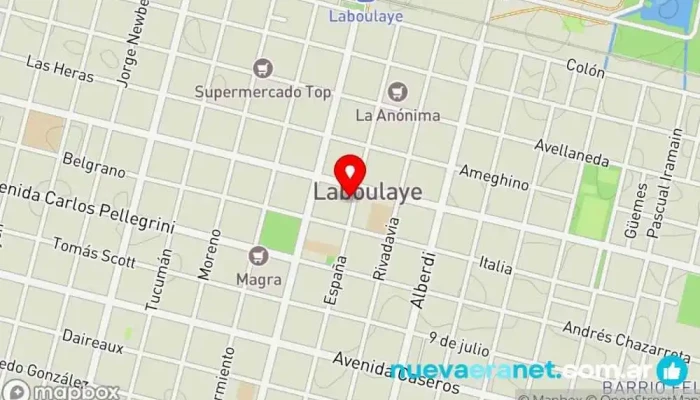 mapa de Estudio De Arquitectura Esteban Principi Estudio de arquitectura en Laboulaye