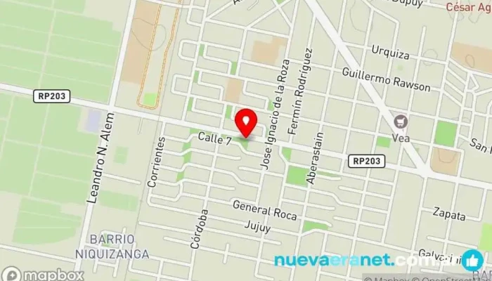 mapa de Felipe Cobas  en Caucete