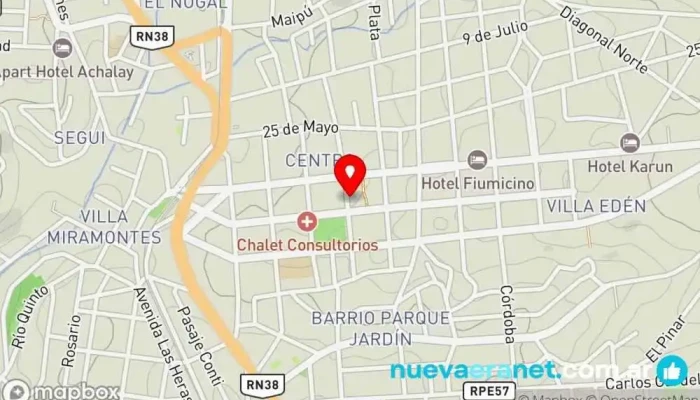 mapa de Fenix Computacion Tienda de informática en La Falda