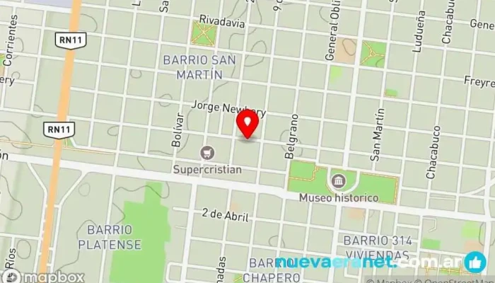 mapa de Ferretería Casa Reconquista SRL Ferretería en Reconquista