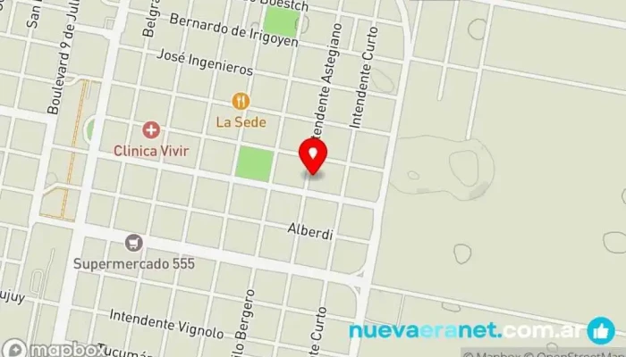 mapa de Ferreteria Cooperativa Ganadera Agrícola y de Consumo de Porteña Ltda Tienda de herramientas en Porteña