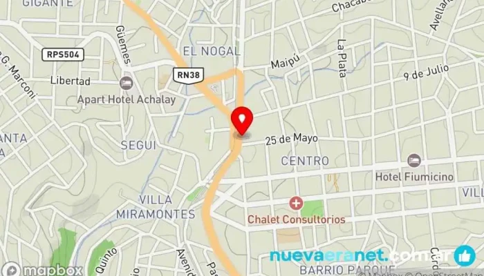 mapa de Ferreteria La Casa Del Herraje Centro Ferretería en La Falda