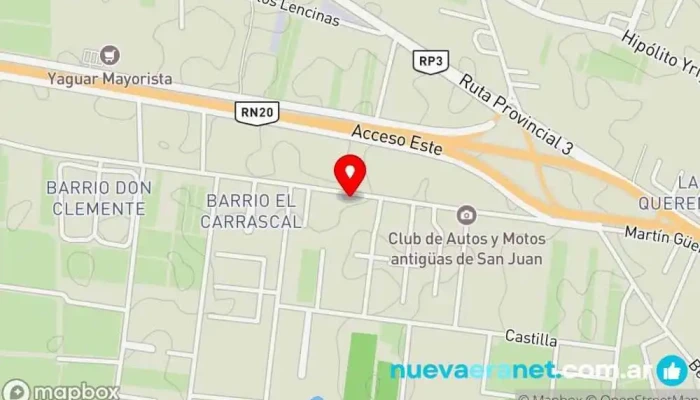 mapa de Finca Casiana - Cabañas y Salón de eventos Casa rural, Salón para eventos, Hotel, Alojamiento con servicio en Este