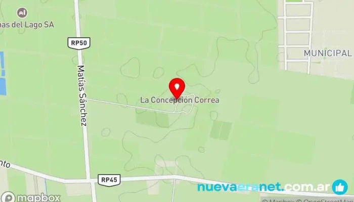 mapa de Finca la Rosita LA CONCEPCION CORREA Zonda  en San Juan