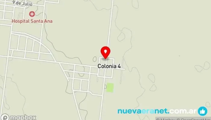 mapa de FLIA CHAVEZ Panadería en Santa Ana