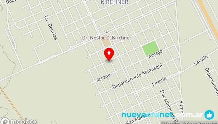 mapa de FLIA Moreno-Juarez Panadería en Santiago del Estero