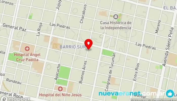 mapa de Forrajeria Multimarcas Alimentos Para Mascotas Tienda de alimentación en San Miguel de Tucumán
