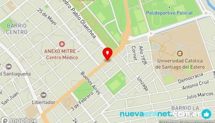 mapa de Francese Ferretería Tienda de herramientas en Santiago del Estero