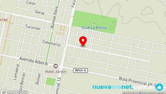 mapa de Garcés Negocios y Desarrollos Inmobiliarios Agencia inmobiliaria en San Jorge