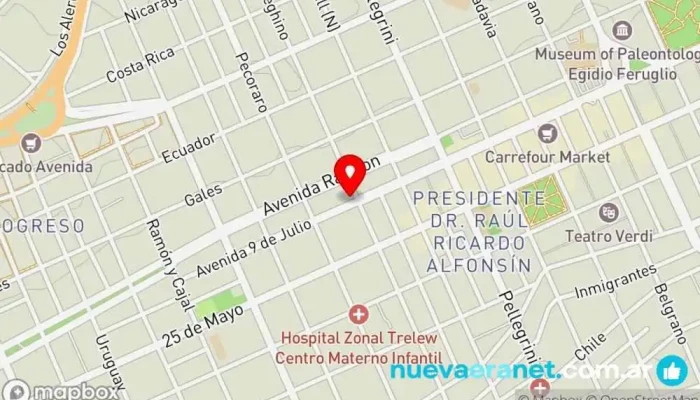 mapa de Gardoro Panadería en Trelew