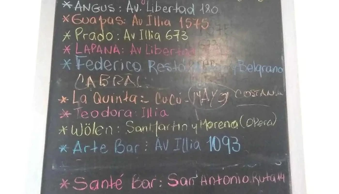 Gluten Free Bakery -    San Jorge Carta - Villa Carlos Paz